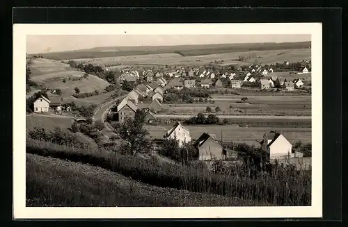 AK Ronshausen /Kr. Rotenburg /F., Gesamtansicht aus der Vogelschau