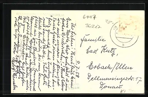 AK Ronshausen /Kr. Rotenburg /F., Gesamtansicht aus der Vogelschau