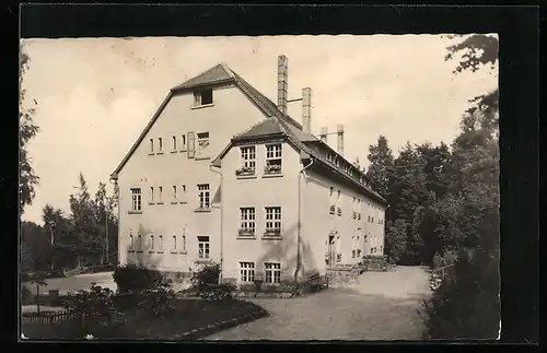 AK Neukirch /Lausitz, Jugendherberge im Sonnenschein
