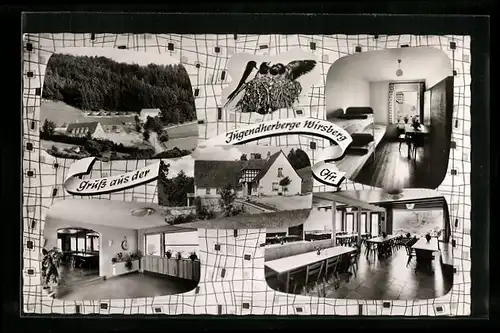 AK Wirsberg /Ofr., Jugendherberge, Innenansichten