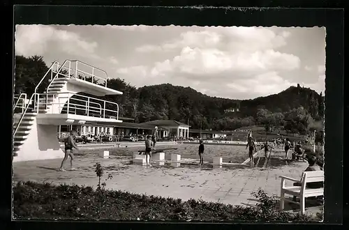 AK Königswinter am Rhein, Schwimmbad