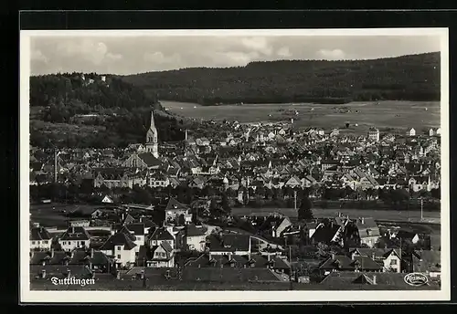 AK Tuttlingen, Teilansicht mit Kirche