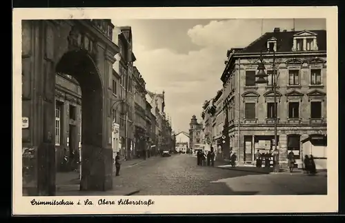 AK Crimmitschau i. Sa., Obere Silberstrasse