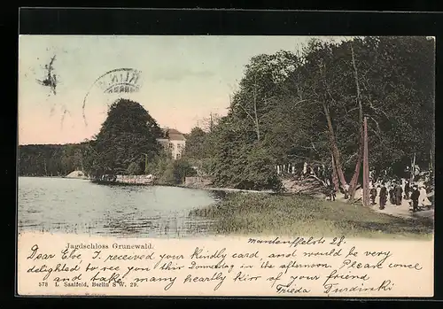 AK Berlin-Grunewald, Jagdschloss Grunewald