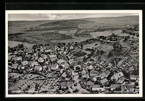 AK Ulrichstein-Vogelsberg, Teilansicht, Fliegeraufnahme