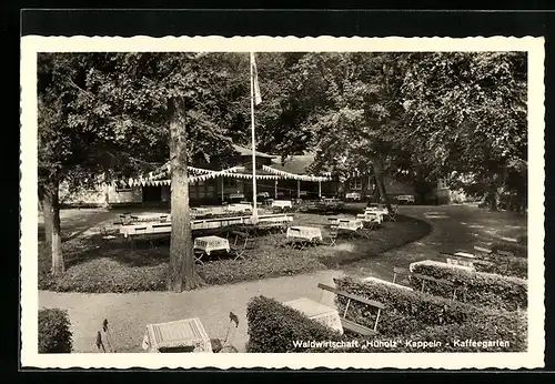 AK Kappeln, Waldgasthaus Hüholz, Cafegarten