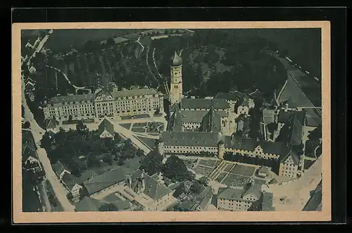 AK Ursberg i. Schw., Anstalt vom Flugzeug aus