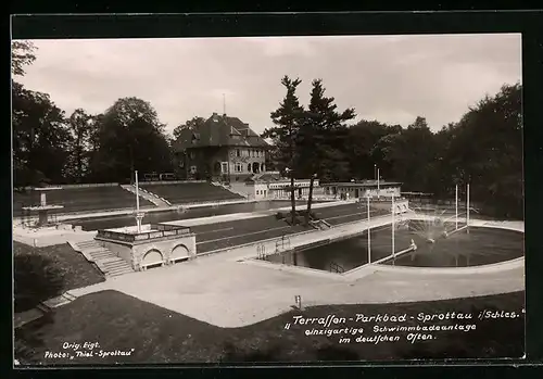 AK Sprottau, Blick auf das Parkbad