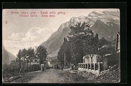 AK Balta, Station Balta, Route mitlit. Georg.