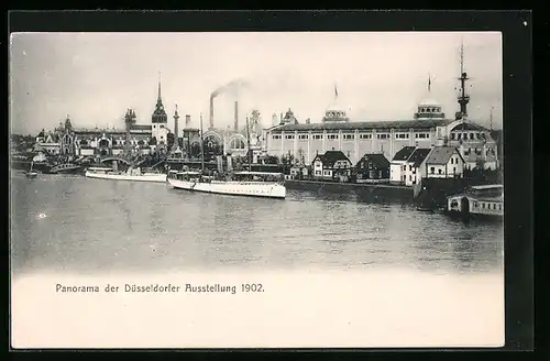 AK Düsseldorf, Ausstellung 1902, Panorama