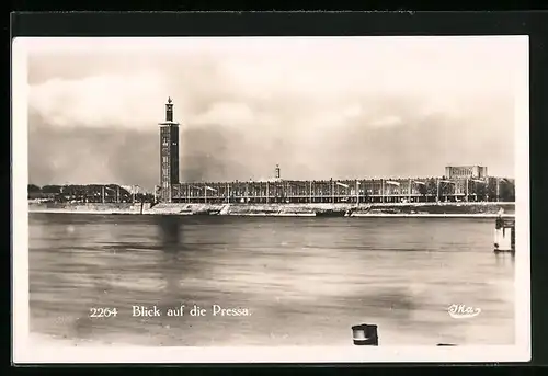 AK Köln, Blick auf das Pressa Ausstellungsgelände