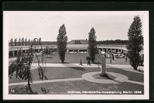 AK Berlin, Internat. Handwerks- Ausstellung 1938, Aussenrestauration