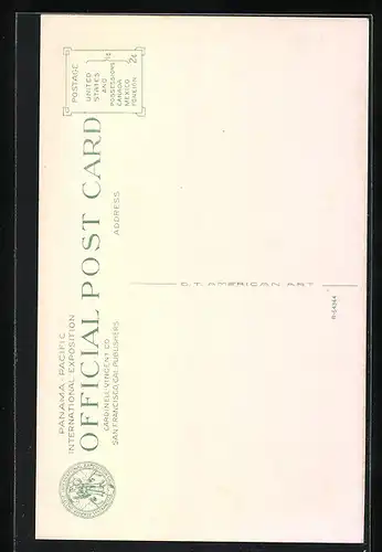 AK San Francisco, Panama-Pacific International Exposition 1915, Niche in court of four seasons