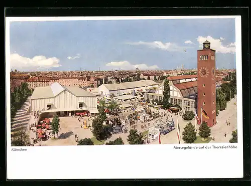 AK München, Austellungs- Messegelände auf der Theresienhöhe