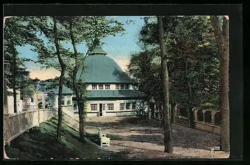 AK Altona, Gartenbau-Ausstellung 1914, Vergnügungspark, Tanzhaus Vergissmeinnicht