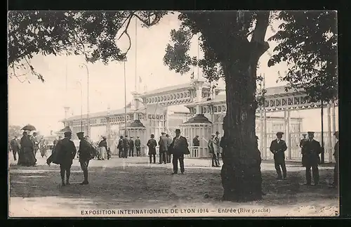 AK Lyon, Exposition Internationale 1914, Entrée, Ausstellung