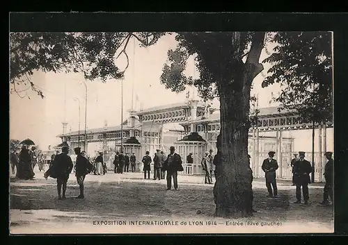 AK Lyon, Exposition Internationale 1914, Entrée, Ausstellung