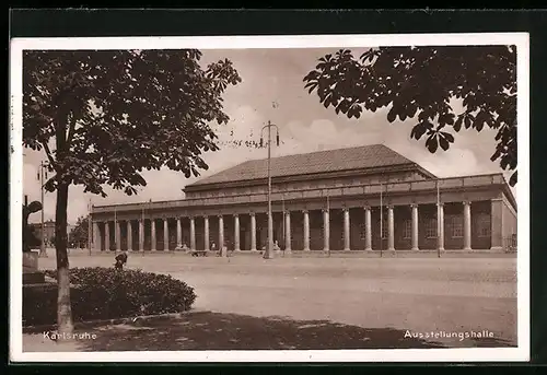AK Karlsruhe, Ausstellungshalle