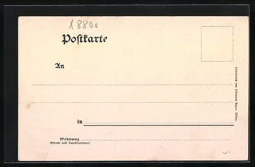 AK Zittau, Oberlausitzer Gewerbe- & Industrie-Ausstellung 1902, Einfamilienhaus