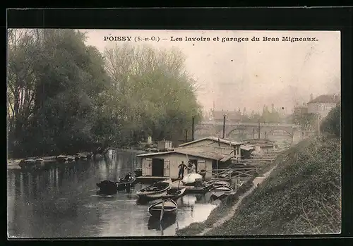 AK Poissy, Les lavoirs et garages du Bras Migneaux