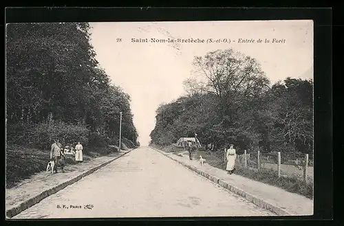 AK Saint-Nom-la-Bretèche, Entrée de la Forêt