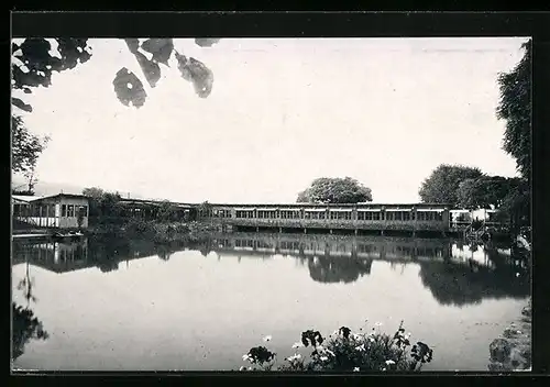 AK Moulin de Bicherel, La Piece d`Eau, le Ponton et la Rôtisserie