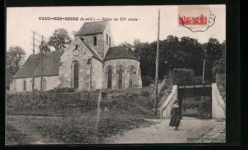 AK Vaux-sur-Seine, Eglise du XV siècle