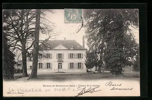 AK Bonnières-sur-Seine, Château de la Gastine
