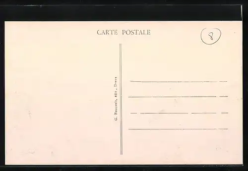 AK Tacoignières, l`Eglise, Blick zur Kirche