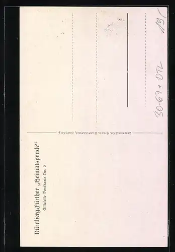 Künstler-AK Nürnberg, Nürnberg-Fürther Heimatspende, Schöne Sammlerinnen, Offizielle Postkarte No. 2