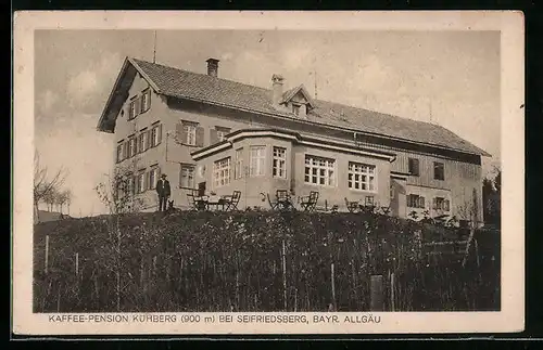 AK Seifriedsberg, an der Café-Pension Kühberg, Bes. Leonh. Blenk