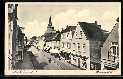 AK Aurich-Ostfriesland, Strasse der SA aus der Vogelschau