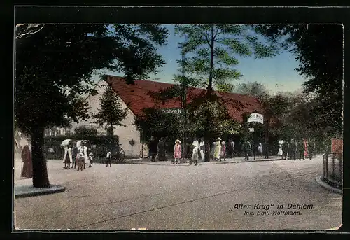 AK Berlin-Dahlem, Gasthaus Alter Krug