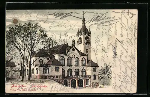 AK Iserlohn, Restaurant Konzertsaal Alexanderhöhe