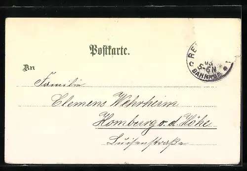 Lithographie Reutlingen, Totalansicht mit Silberburg