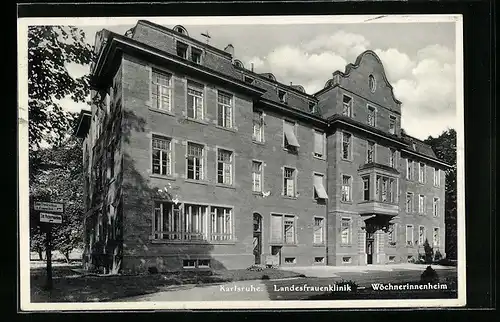 AK Karlsruhe, Landesfrauenklinik, Wöchnerinnenheim