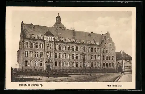 AK Karlsruhe-Mühlburg, Neue Volksschule