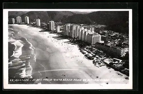 AK Guaruja Est. de S. Paulo, Vista Aerea, Praia de Pitangueira