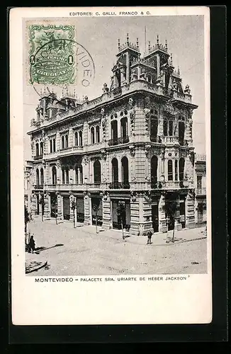AK Montevideo, Palacete Sra. Uriarte de Heber Jackson