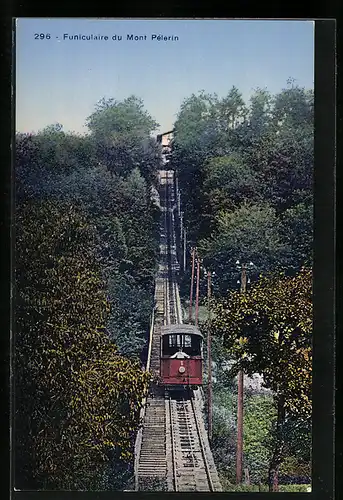 AK Funiculaire du Mont Pelerin, Bergbahn