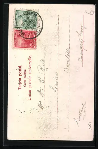 AK Buenos Aires, Avenida de Mayo, Strassenpartie