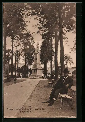 AK Tucumán, Plaza Independencia, Avenida Tucumán