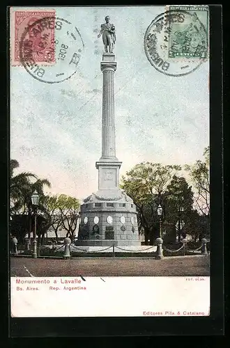 AK Buenos Aires, Monumento a Lavalle