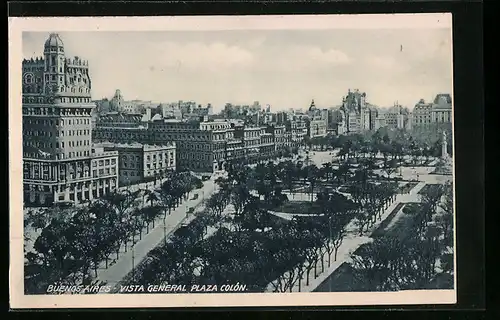 AK Buenos Aires, Vista General Plaza Colon