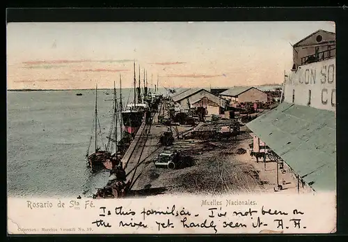 AK Rosario de Sta Fè, Muelles Nacionales