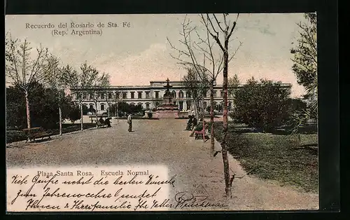 AK Rosario de Santa Fé, Plaza Santa Rosa, Escuela Normal