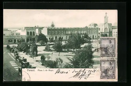 AK Paraná, Plaza 1 de Mayo