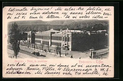 AK Tiflis, Palais du gouverneur