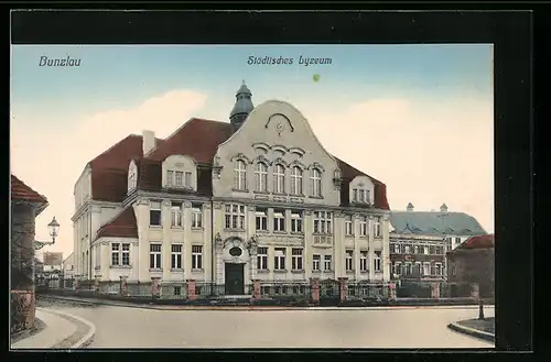 AK Bunzlau, Städtisches Lyzeum
