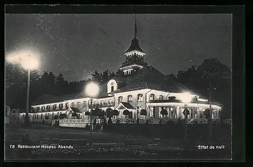 AK Bern, Schweiz. Landes-Ausstellung 1914, Restaurant Hospes Abends